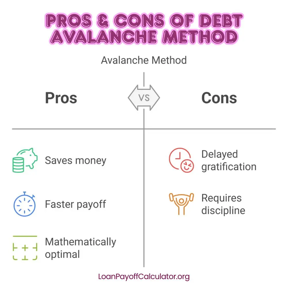 Pros and Cons of the Debt Avalanche Method